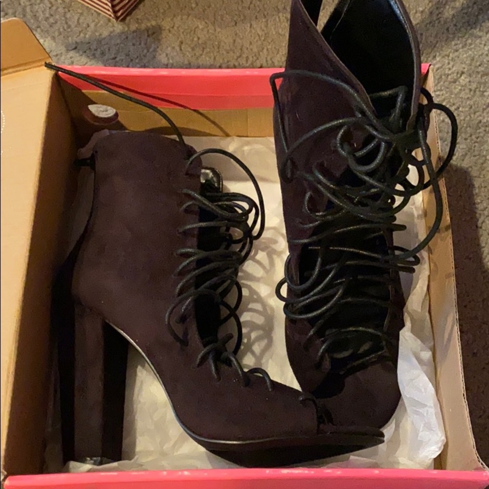 Lace up heels